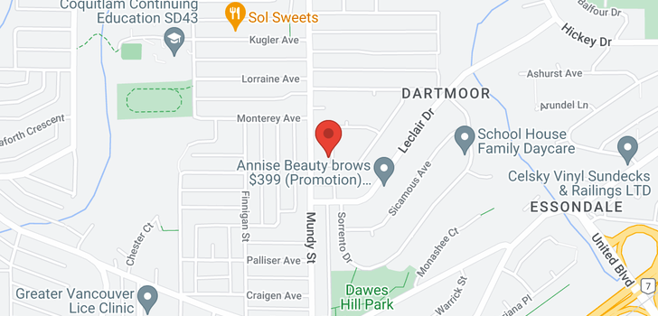 map of 2215 PARADISE AVENUE